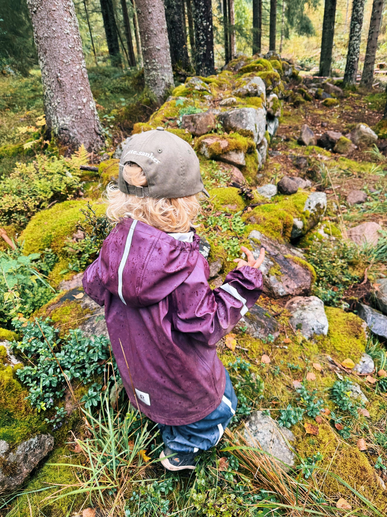 Junior-Soppcaps Kantarell Dad Cap Olivengrønn