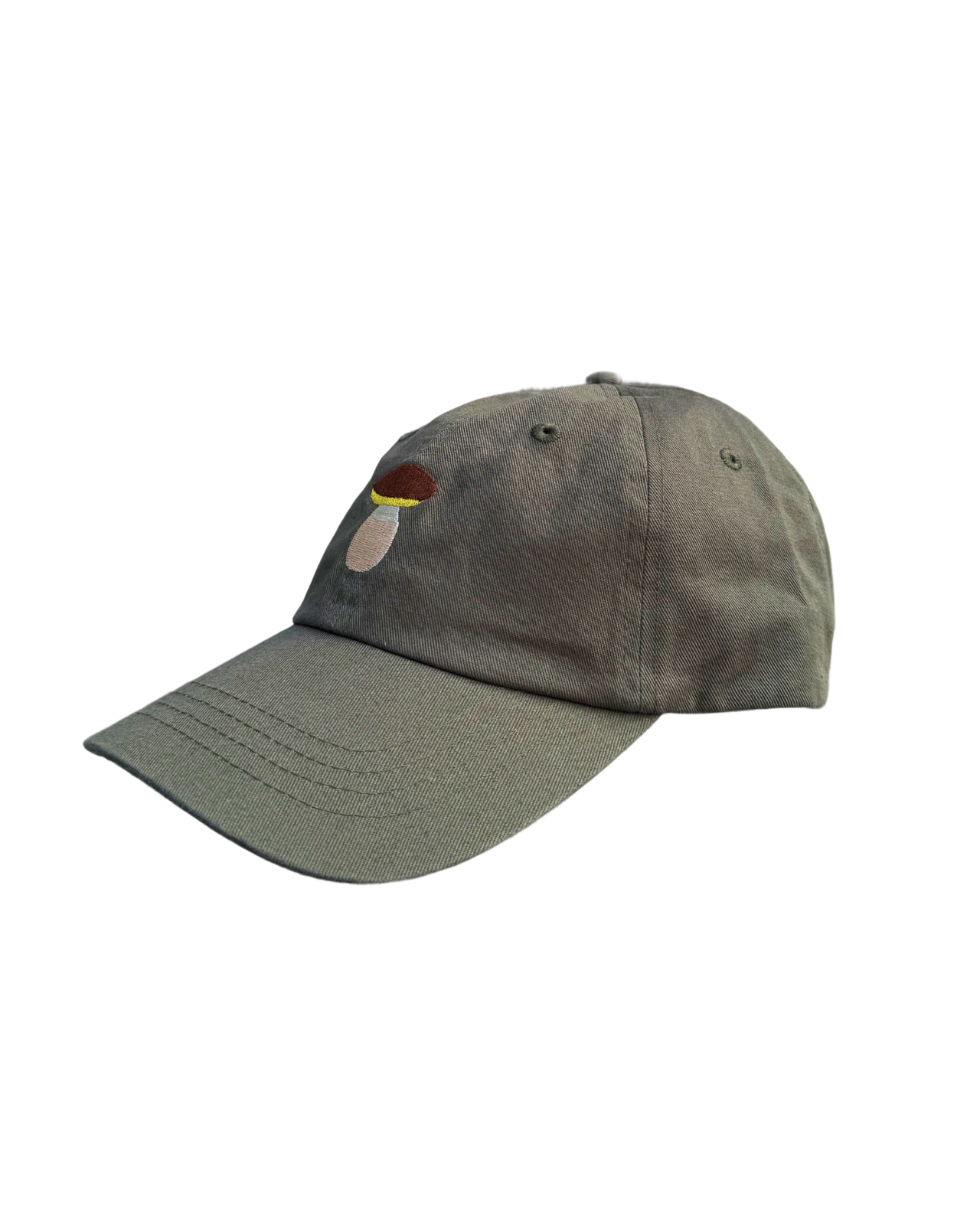 Soppcaps Steinsopp Dad Cap Olivengrønn