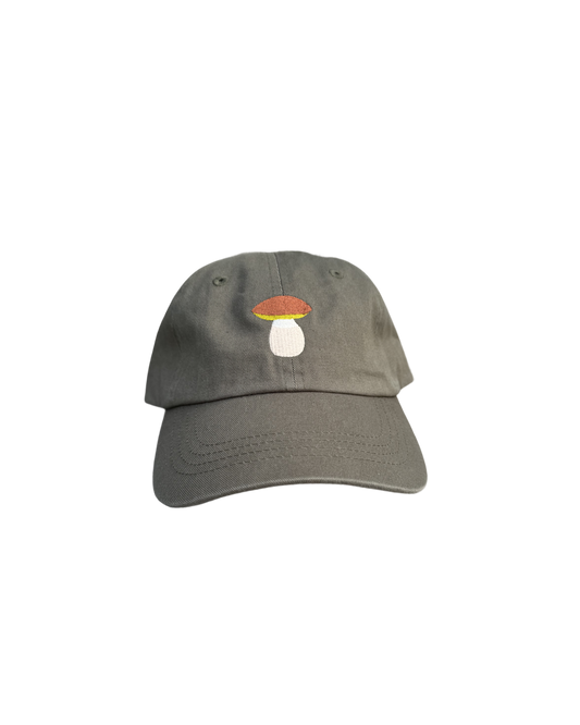 Junior-Soppcaps Steinsopp Dad Cap Olivengrønn