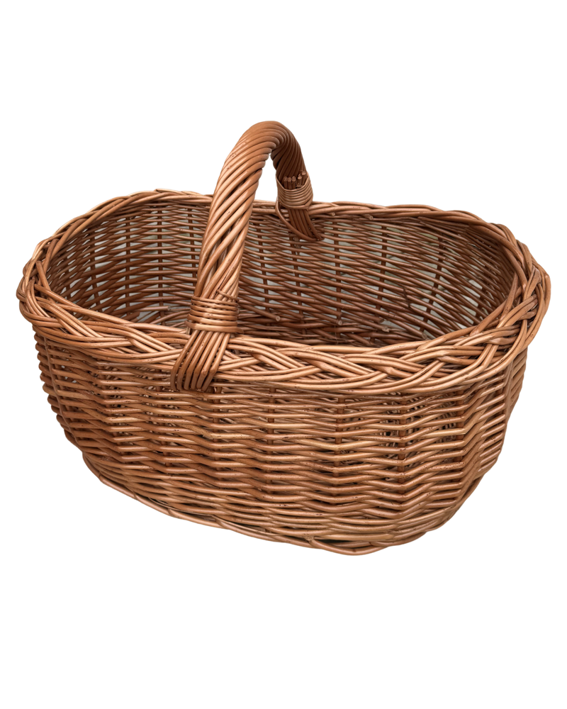 Stor flettet kurv